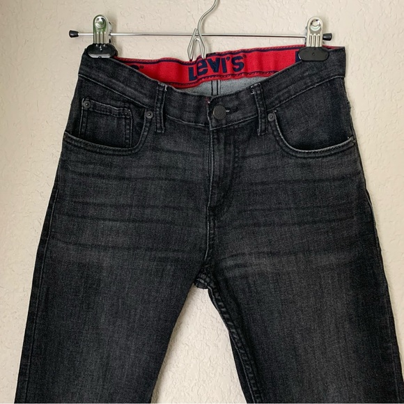 Bootleg black wash Levi Jeans - Picture 3 of 6